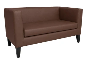 Sofa Monaco : Kolor nogi - Venge, Kolor tkaniny - EKO-SKÓRA - 3D, Typ tkaniny - Eko-skóra , Wysokość nogi - 20 cm