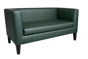 Sofa Monaco : Kolor nogi - Venge, Kolor tkaniny - EKO-SKÓRA - 6D, Typ tkaniny - Eko-skóra , Wysokość nogi - 20 cm
