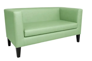 Sofa Monaco : Kolor nogi - Venge, Kolor tkaniny - EKO-SKÓRA - 7D, Typ tkaniny - Eko-skóra , Wysokość nogi - 20 cm