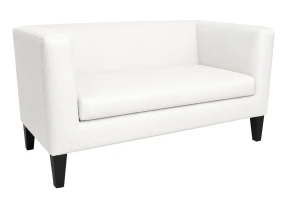 Sofa Monaco : Kolor nogi - Venge, Kolor tkaniny - EKO-SKÓRA - 10D, Typ tkaniny - Eko-skóra , Wysokość nogi - 20 cm