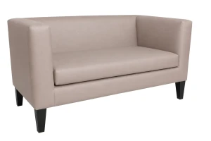 Sofa Monaco : Kolor nogi - Venge, Kolor tkaniny - EKO-SKÓRA - 11D, Typ tkaniny - Eko-skóra , Wysokość nogi - 20 cm