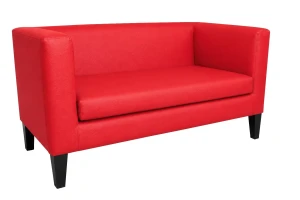 Sofa Monaco : Kolor nogi - Venge, Kolor tkaniny - EKO-SKÓRA - 15D, Typ tkaniny - Eko-skóra , Wysokość nogi - 20 cm