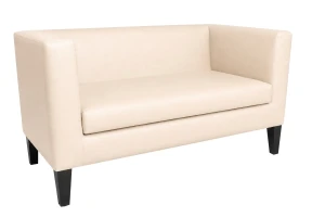 Sofa Monaco : Kolor nogi - Venge, Kolor tkaniny - EKO-SKÓRA - 18D, Typ tkaniny - Eko-skóra , Wysokość nogi - 20 cm