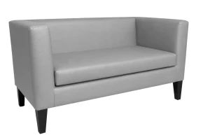 Sofa Monaco : Kolor nogi - Venge, Kolor tkaniny - EKO-SKÓRA - 22D, Typ tkaniny - Eko-skóra , Wysokość nogi - 20 cm