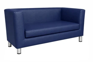 Sofa Monaco : Kolor nogi - Chrom, Kolor tkaniny - EKO-SKÓRA - 4D, Typ tkaniny - Eko-skóra , Wysokość nogi - 15 cm