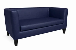 Sofa Monaco : Kolor nogi - Venge, Kolor tkaniny - EKO-SKÓRA - 4D, Typ tkaniny - Eko-skóra , Wysokość nogi - 15 cm