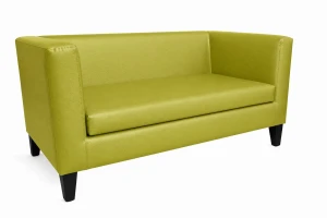 Sofa Monaco : Kolor nogi - Venge, Kolor tkaniny - EKO-SKÓRA - 5D, Typ tkaniny - Eko-skóra , Wysokość nogi - 15 cm
