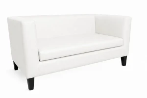 Sofa Monaco : Kolor nogi - Venge, Kolor tkaniny - EKO-SKÓRA - 10D, Typ tkaniny - Eko-skóra , Wysokość nogi - 15 cm