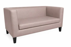 Sofa Monaco : Kolor nogi - Venge, Kolor tkaniny - EKO-SKÓRA - 11D, Typ tkaniny - Eko-skóra , Wysokość nogi - 15 cm