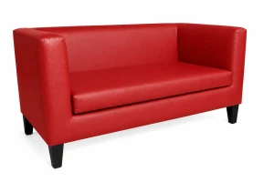 Sofa Monaco : Kolor nogi - Venge, Kolor tkaniny - EKO-SKÓRA - 15D, Typ tkaniny - Eko-skóra , Wysokość nogi - 15 cm