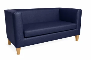 Sofa Monaco : Kolor nogi - Drewno, Kolor tkaniny - EKO-SKÓRA - 4D, Typ tkaniny - Eko-skóra , Wysokość nogi - 15 cm