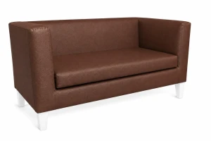 Sofa Monaco : Kolor nogi - Biała, Kolor tkaniny - EKO-SKÓRA - 3D, Typ tkaniny - Eko-skóra , Wysokość nogi - 15 cm