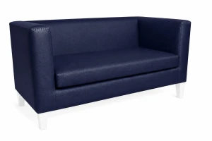 Sofa Monaco : Kolor nogi - Biała, Kolor tkaniny - EKO-SKÓRA - 4D, Typ tkaniny - Eko-skóra , Wysokość nogi - 15 cm
