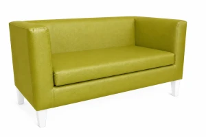 Sofa Monaco : Kolor nogi - Biała, Kolor tkaniny - EKO-SKÓRA - 5D, Typ tkaniny - Eko-skóra , Wysokość nogi - 15 cm