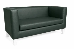 Sofa Monaco : Kolor nogi - Biała, Kolor tkaniny - EKO-SKÓRA - 6D, Typ tkaniny - Eko-skóra , Wysokość nogi - 15 cm