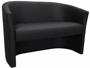 Sofa CLUB tapicerowana : Kolor tkaniny - EKO-SKÓRA - 1D, Typ tkaniny - Eko-skóra