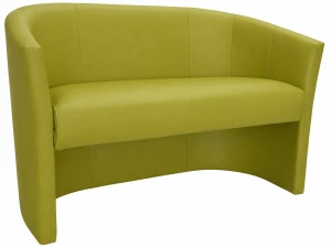 Sofa CLUB tapicerowana : Kolor tkaniny - EKO-SKÓRA - 5D, Typ tkaniny - Eko-skóra