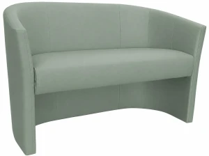 Sofa CLUB tapicerowana : Kolor tkaniny - EKO-SKÓRA - 7D, Typ tkaniny - Eko-skóra