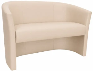 Sofa CLUB tapicerowana : Kolor tkaniny - EKO-SKÓRA - 18D, Typ tkaniny - Eko-skóra