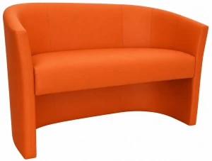 Sofa CLUB tapicerowana : Kolor tkaniny - EKO-SKÓRA - 20D, Typ tkaniny - Eko-skóra