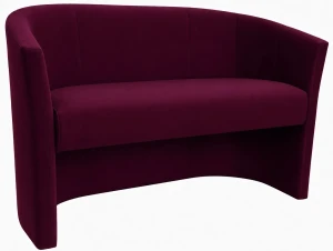 Sofa CLUB tapicerowana : Kolor tkaniny - VELVET - MG02, Typ tkaniny - Velvet