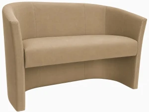 Sofa CLUB tapicerowana : Kolor tkaniny - VELVET - MG06, Typ tkaniny - Velvet