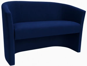 Sofa CLUB tapicerowana : Kolor tkaniny - VELVET - MG16, Typ tkaniny - Velvet