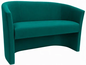 Sofa CLUB tapicerowana : Kolor tkaniny - VELVET - MG20, Typ tkaniny - Velvet