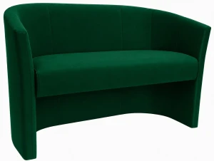 Sofa CLUB tapicerowana : Kolor tkaniny - VELVET - MG25, Typ tkaniny - Velvet
