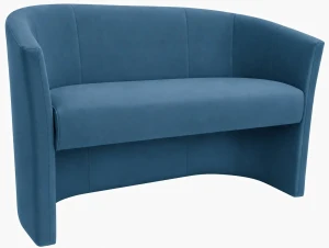 Sofa CLUB tapicerowana : Kolor tkaniny - VELVET - MG33, Typ tkaniny - Velvet