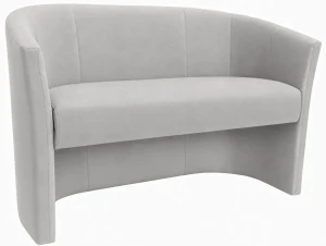 Sofa CLUB tapicerowana : Kolor tkaniny - VELVET - MG39, Typ tkaniny - Velvet