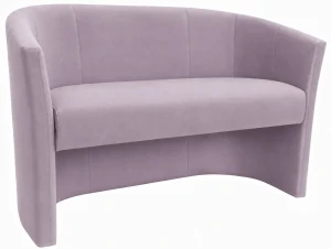 Sofa CLUB tapicerowana : Kolor tkaniny - VELVET - MG55, Typ tkaniny - Velvet
