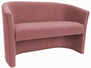 Sofa CLUB tapicerowana : Kolor tkaniny - VELVET - MG58, Typ tkaniny - Velvet