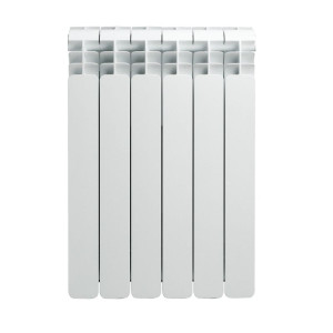 Grzejnik aluminiowy Tropical 600, Szerokość - 400 mm, Zestaw termostatyczny - Bez zestawu termostatycznego