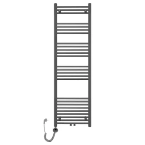 Grzejnik łazienkowy TRM 1600 antracyt elektryczny, Szerokość - 400 mm, Grzałka elektryczna - Antracyt 600 w