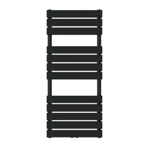 Grzejnik łazienkowy Mila 1200x500 czarny, Szerokość - 500 mm