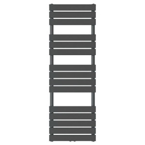 Grzejnik łazienkowy Mila 1500x500 antracyt, Zestaw termostatyczny - Zestaw antracytowy, Szerokość - 500 mm
