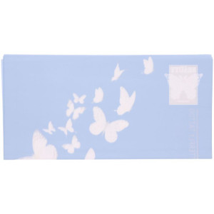 20arkuszy folia satynowa matowa motyle 58cm*58cm