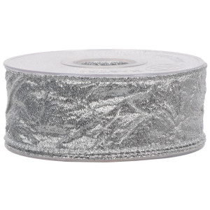 wstążka LUXURY 40mm*10m SILVER