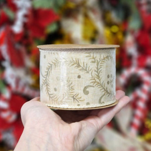 wstążka CIRCLES 63mm*10m GOLD