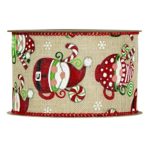 wstążka ELFS & CANDIES 63mm*10m