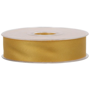 wstążka MATT DOUBLE SATIN 25mm*15m GOLD