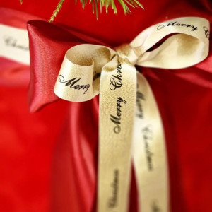 wstążka FREDERIK MERRY CHRISTMAS 25mm*25m GOLD