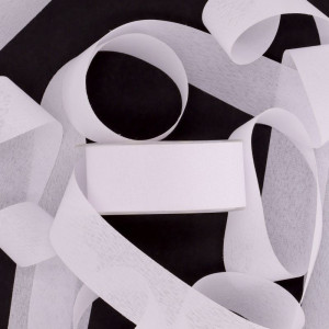 wstążka tkana JOHNNY 40mm*20m WHITE