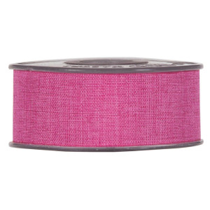 wstążka tkana JOHNNY 40mm*20m FUCHSIA