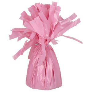 4szt ciężarki do balonów foliowane jasny różowy