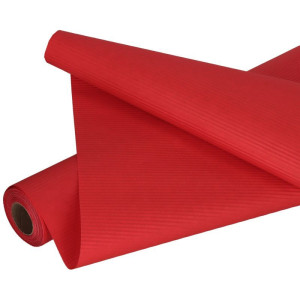 papier karbowany 50cm*10m czerwony