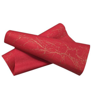 papier karbowany 50cm*10m marmur czerwony