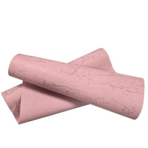 papier karbowany 50cm*10m marmur różowy