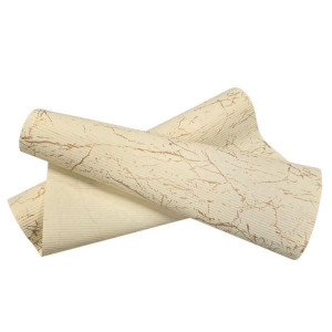 papier karbowany 50cm*10m marmur krem